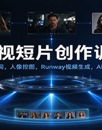 AIӰ�Ӷ�Ƭ����ѵ��Ӫ��MJ��ʾ�ʣ������ͼ��Runway��Ƶ���ɣ�AI����ʵ��