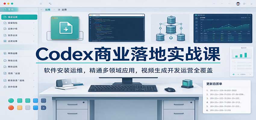 Codex��ҵ���ʵս�Σ�������װ��ά����ͨ������Ӧ�ã���Ƶ���ɿ�����Ӫȫ