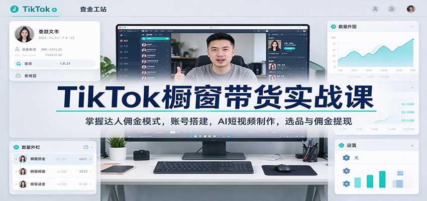 TikTok��������ʵս�Σ����մ���Ӷ��ģʽ���˺Ŵ��AI����Ƶ������ѡƷ��