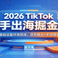 2026 TikTok���ֳ������Σ�������豸��������������+����·����
