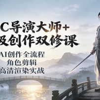 AIGC���ݴ�ʦ+��Ӱ������˫�޿Σ�AI����ȫ���̡���ɫ������������Ⱦʵս