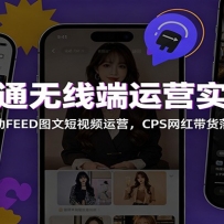 ����ͨ���߶���Ӫʵս�Σ�APP�FEEDͼ�Ķ���Ƶ��Ӫ��CPS���������ؽ�ѧ