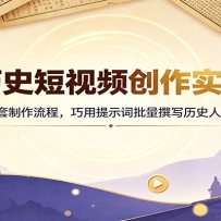 AI��ʷ����Ƶ����ʵս�Σ���͸ȫ���������̣�������ʾ������׫д��ʷ�����